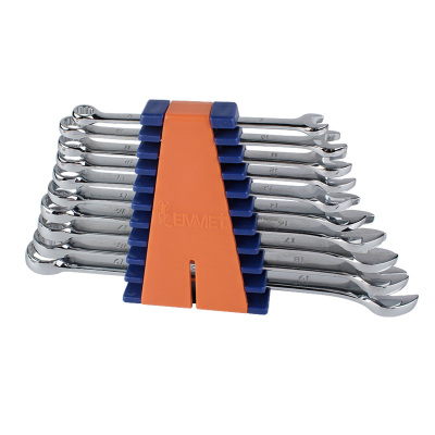 埃米顿 10件精抛平面两用扳手组套(塑夹装)