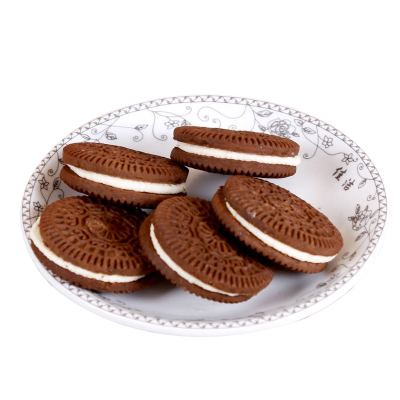 美味夹心饼干500g巧克力甜橙柠檬草莓味酥脆饼干网红休闲宿舍零食巧克力草莓柠檬甜橙四口味混合1斤约24包