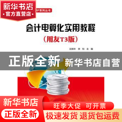 正版 会计电算化实用教程:用友T3版 王新玲,李钊主编 电子工业出