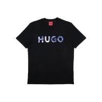 Hugo boss奢侈品服饰男logo标识短袖T恤 50501984-001 时尚百搭