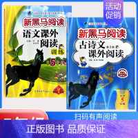 古诗文阅读+课外阅读训练 A版[2本] 小学五年级 [正版]2024年五年级 现代文+古诗文课外阅读训练小学5年级上册下