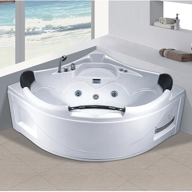 三角扇形小户型浴缸酒店海景浴缸亚克力按摩浴缸独立式浴缸波迷娜