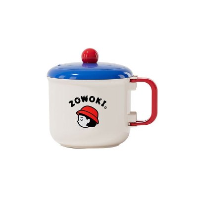 造物集 泡面碗带盖不锈钢 户外可用自热包 1000ml