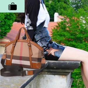 大包包女包2020新款潮格子贝壳包英伦风百搭大容量皮斜挎手提包NEW LAKE