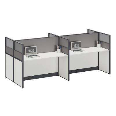 臻远ZYGW-105职员桌办公桌屏风工作卡位 对坐四人位