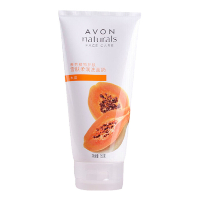 植物护肤雪肤柔润洗面奶150克温和保湿柔润洁面乳