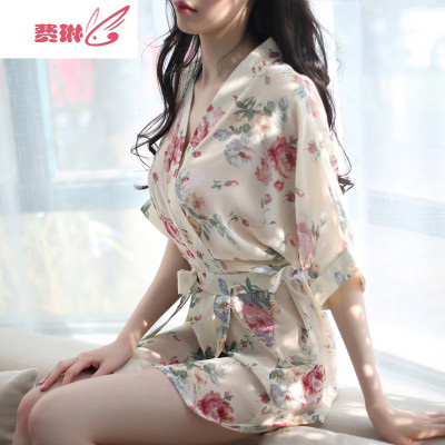 情趣内衣性感透视诱惑超骚系带夜店套装大码透明制服雪纺睡衣费琳