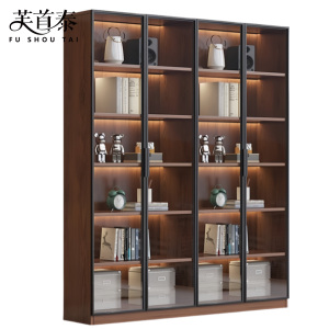 芙首泰玻璃门书柜1600*320*2000mm个