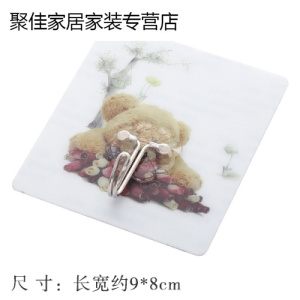 家柏饰(CORATED)免打孔无痕墙上挂钩强力粘胶家用壁挂后挂衣架粘钩厨房墙壁承重