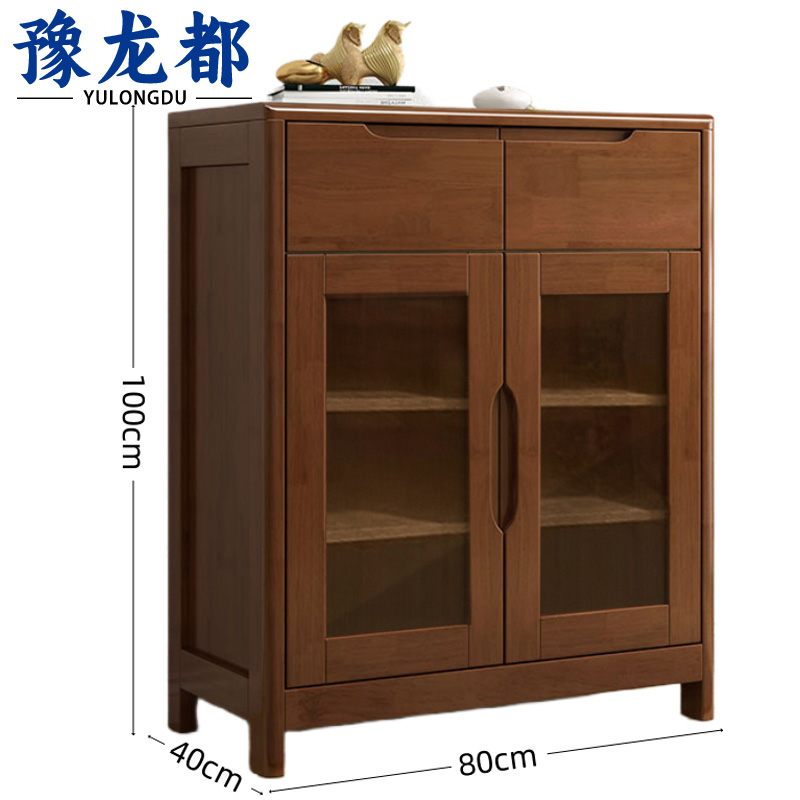 豫龙都鞋柜实木个