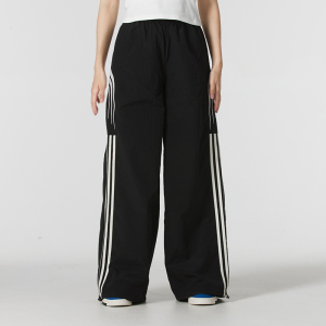 Adidas/阿迪达斯三叶草女裤新款运动宽松休闲透气阔腿长裤IW5509 ZP