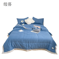 缎暮 夏季黑科技纳米凉感丝夏被空调被双人被 多色可选 200*230CM/3.6斤 条