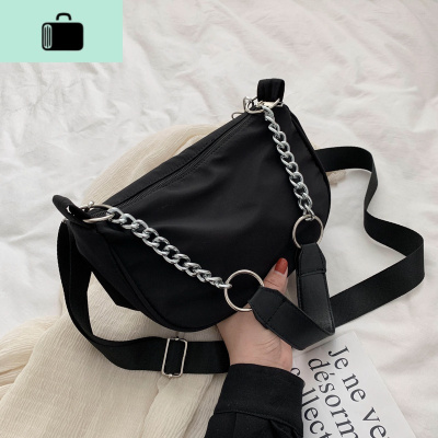 包包女包2020春夏新款潮韩版简约宽带单肩包时尚斜挎包百搭腋下包NEW LAKE女士单肩包