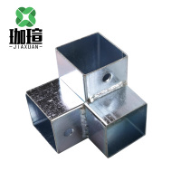 珈瑄 镀锌方管立体三通 25mm 个