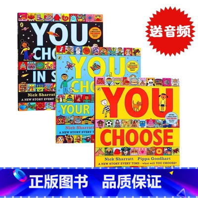 超凡想象益智大书系列3册 [正版]超凡想象益智大书系列 英文原版 You Choose Your Dreams/in S