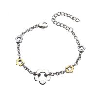 梦克拉Mkela钨金手链 花韵 钨金梅花心形手串 经典复古