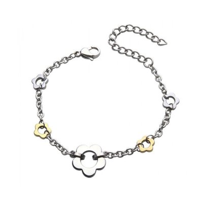 梦克拉Mkela钨金手链 花韵 钨金梅花心形手串 经典复古