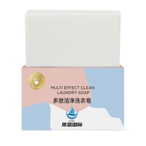 JLGJ 蕉蓝国际多效洁净洗衣皂 白色200g温和洁净不伤手低泡设计漂洗容易去沫轻松 花果香 200g