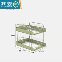 敬平小推车置物架多层落地式家用厨房卧室客厅化妆品零食可移动收纳架