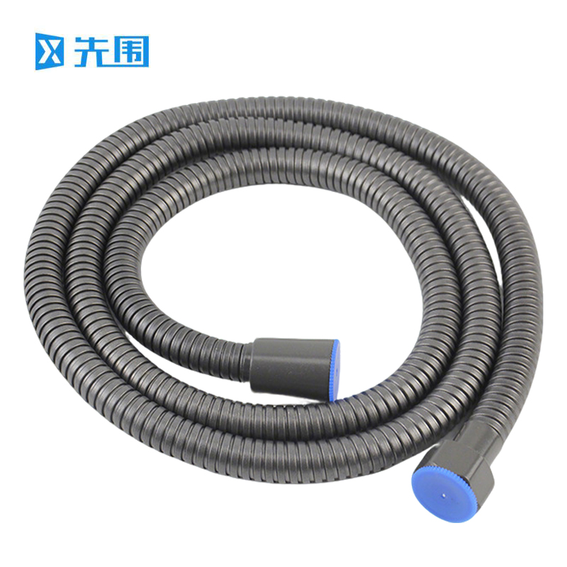先围 不锈钢软管淋浴管 2m-灰钢锌 根