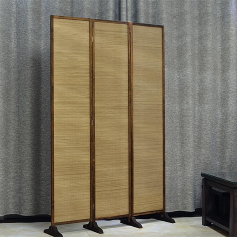 bonjean中式屏风隔断折屏客厅简易屏风做旧复古民俗屏风茶室书房屏风