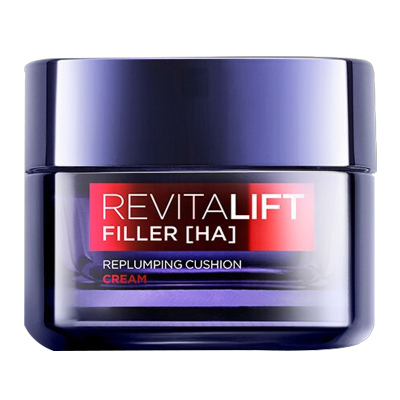 欧莱雅(L'OREAL)复颜玻尿酸水光充盈导入乳霜女士面霜保湿补水滋润抗皱紧致淡纹熬夜面霜正品零点面霜50ml