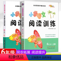 [正版]小学语文阅读训练 6年级上册+下册共2本 同步阅读能力培养练习册练习题提升 新阅读训练营 六年级 全面提升阅读