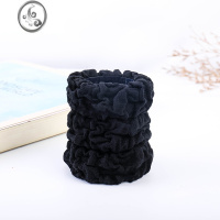 JiMi皮筋女扎头皮套头绳女韩国绑发宽边简约高弹力耐用扎半丸子头发圈