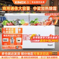 星星(XINGX)BD/BC-518GD冰柜商用大容量冰柜518升卧式单温冷藏冷冻可转换冷柜商用冰箱保鲜设备冷藏冷冻柜