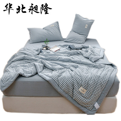 华北昶隆 色织全棉水洗棉夏被 150*200cm/条