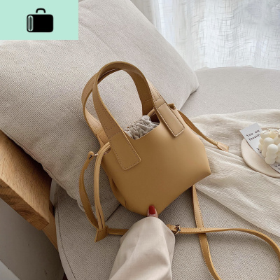 夏季手提单肩斜挎水桶包2020新款潮网红高级质感小包包女软皮百搭NEW LAKE女手包