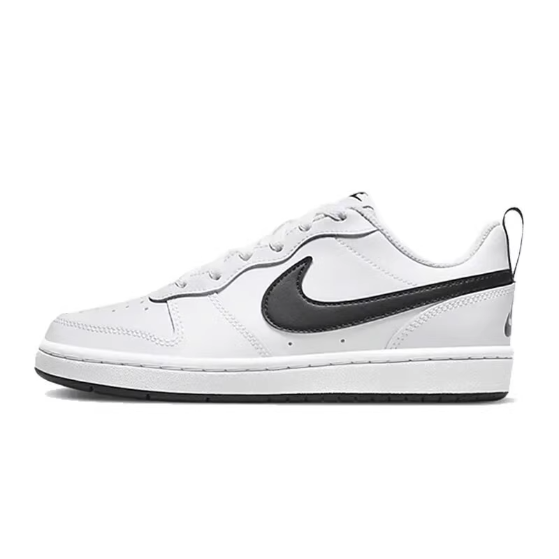 耐克nike court borough运动休闲百搭纯白板鞋女bq5448-104