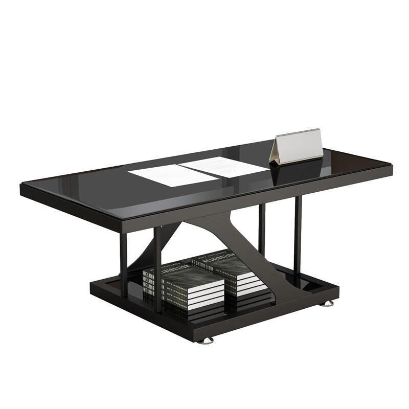 晋舰 茶几客厅双层长几短几小户型边桌沙发边几喝茶桌子 C款长几