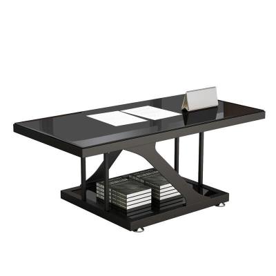 晋舰 茶几客厅双层长几短几小户型边桌沙发边几喝茶桌子 C款长几