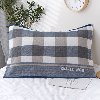 一对枕巾-纱布枕巾高档欧式成人加厚固定棉纱布枕巾易品