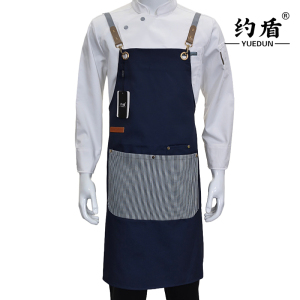 约盾 厨房餐厅防污工作背带围裙 YBY068/件
