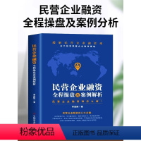 [正版] 民营企业融资全程操盘及案例解析上市企业融资股权债权融资投资技巧 股权激励合伙人制度企业管理民营企业融资策略指