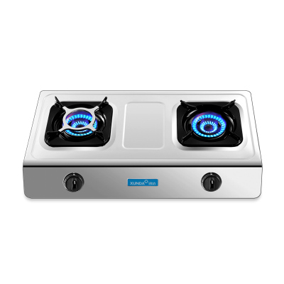 迅达DS108燃气灶台式双灶不锈钢家用灶天然气灶煤气猛火炉一级能效节能不黑锅（天然气）