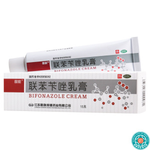 [5盒]靓能 联苯苄唑乳膏 15g*1支/盒*5盒治疗各种皮肤真菌病如手足癣体股癣
