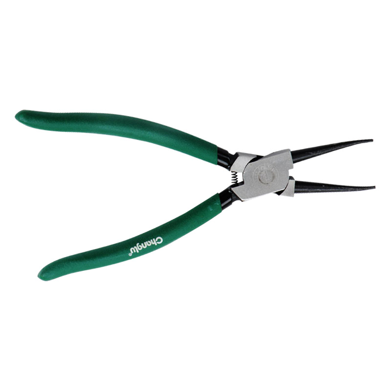 长鹿 工业级浸塑挡圈钳(孔直) 孔直7”