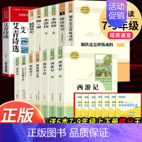 全套14本]七八九初中必读名著十二本 [正版]西游记朝花夕拾海底两万里骆驼祥子白洋淀纪事猎人笔记湘行散记全8本七年级上下