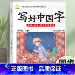 写好中国字·6年级[下册]1本 [正版]荣恒2024新写好中国字字帖一二三四五六年级上下册人教版英语同步练字帖课课练控笔