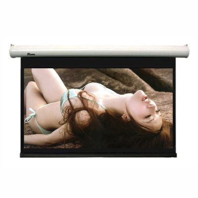 经科JK电动不带拉绳投影幕布M3-FI/300s玻纤幕白幕126寸16:9