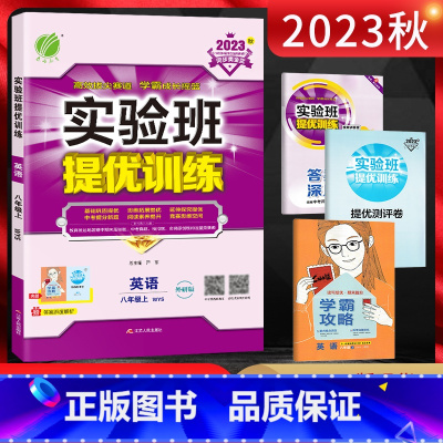 英语 八年级上 [正版]新版2023秋 实验班提优训练八年级英语上册 外研版WYS 初二8年级英语外研版上学期同步课时训