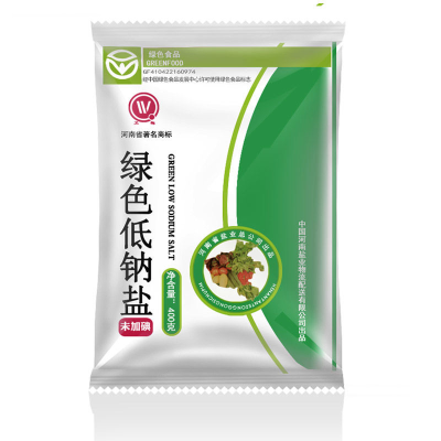 [48小时内发货]绿色深井盐 低钠未加碘食用盐 400g/袋*6袋 绿色食品 中盐河南盐业出品 不含亚铁细盐