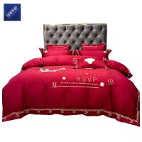 安居先森欧风贡缎提绣四件套D1693(套)