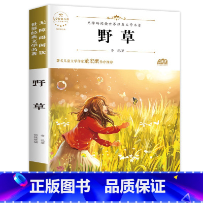 野草 [正版]配套考试重点故乡 鲁迅原着野草 彷徨全套4册六年级必读课外书鲁迅的书6年级课外阅读书籍老师散文作品集书籍经