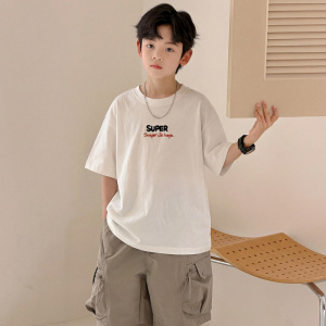 男童夏季短袖T恤2026新款大童装韩版儿童宽松半袖衣服夏装潮T