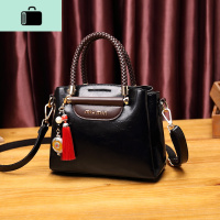 牛皮包包女包新款2020时尚洋气百搭皮单肩斜挎包女士大气手提包NEW LAKE女斜挎包