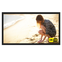 经科JK画框投影幕布投影机中边框N4-FL/W1正投软幕150寸16:10